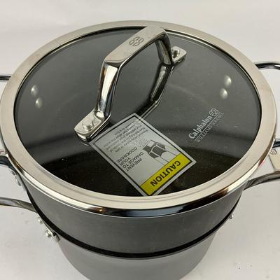 210 Calphalon Commercial Anodized Double Boiler with Lid