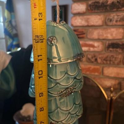 Lot 80 - Teal Fish Wind Chime
