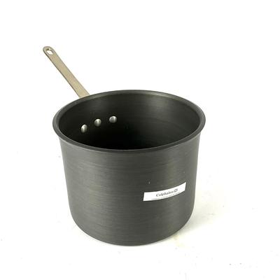 214 Calphalon Commercial Anodized 6.5" qt Stock pot with Steamer Insert