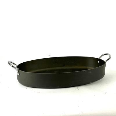 217 Calphalon Commercial Anodized Oval 16" Au Gratin / Roasting Pan