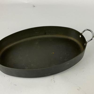 217 Calphalon Commercial Anodized Oval 16" Au Gratin / Roasting Pan