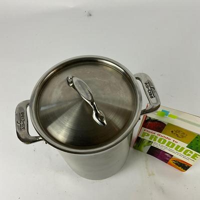 222 ALL CLAD Asparagus Pot with Spatula