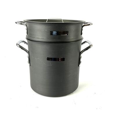 225 Calphalon Commercial Anodized Large 12qt Stockpot with Steamer Insert