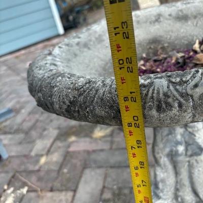 Lot 90 - Small Cement Bird Bath
