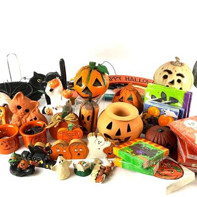 229 Large Lot of Halloween Decor