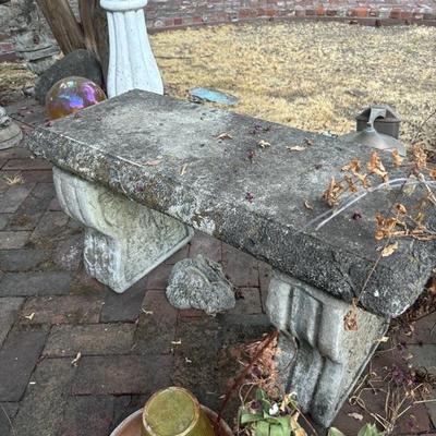Lot 92 - Garden Cement Bench