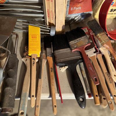 251 Large LOT of Misc. Painting Supplies