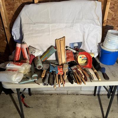 251 Large LOT of Misc. Painting Supplies