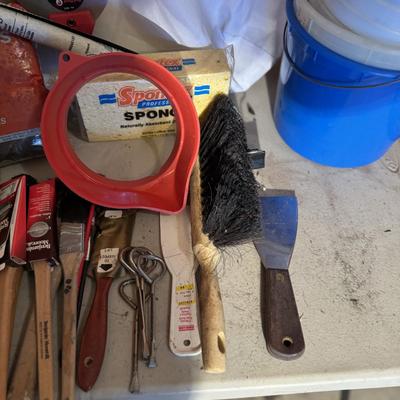 251 Large LOT of Misc. Painting Supplies