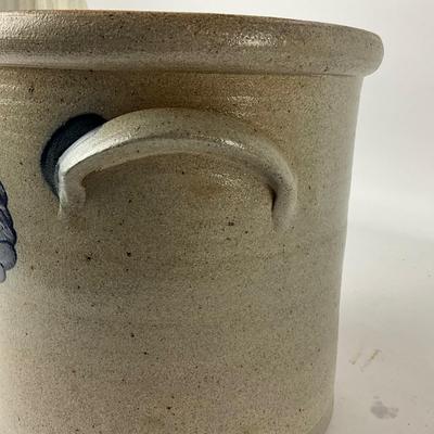 278 ROWE Pottery Works Salt Glazed Crock