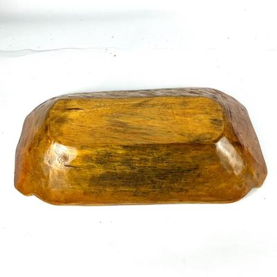 281 Large Handmade Wooden Dough Bowl