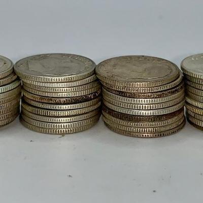 Lot of 40, 1946-64 Roosevelt Dimes