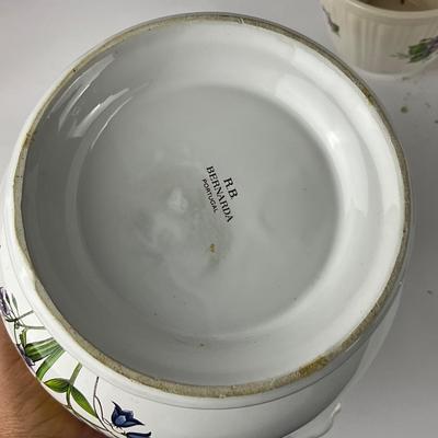 301 Lot of Floral Flower Pots