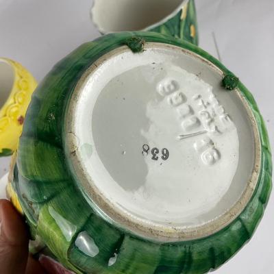 301 Lot of Floral Flower Pots