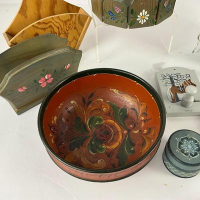 307 Handpainted Swedish Wood Home Decor