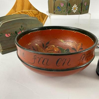 307 Handpainted Swedish Wood Home Decor