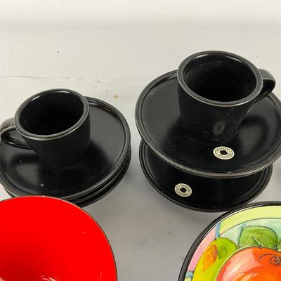 311 Set of 5 Hubert Krenchel Krenit Enamel Bowls