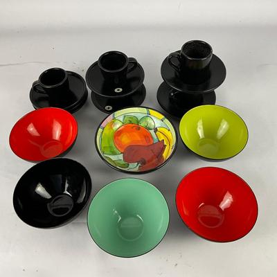 311 Set of 5 Hubert Krenchel Krenit Enamel Bowls