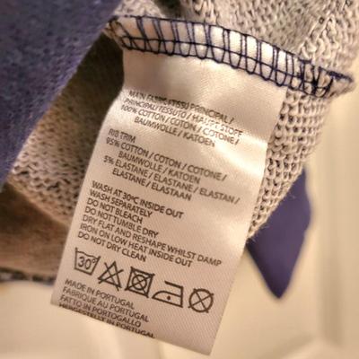 NEW Menswear Sunspel Loopback Cotton Sweat Top XXL Navy Blue Retails $170