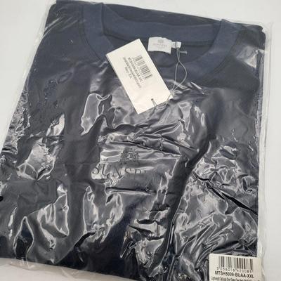 NEW Sunspel Menswear Short Sleeve Crew Neck Size XXL Navy