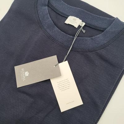 NEW Sunspel Menswear Short Sleeve Crew Neck Size XXL Navy