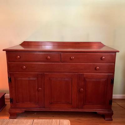 322 Vintage Cherry Stained Maple Server