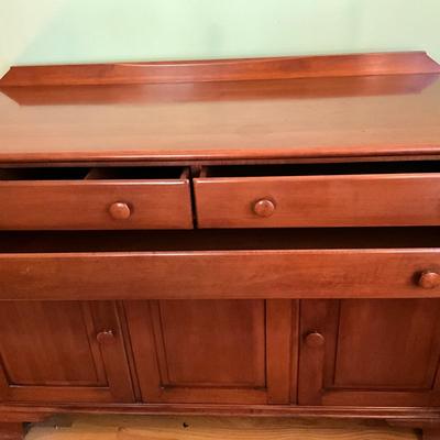 322 Vintage Cherry Stained Maple Server