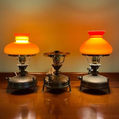 324 Vintage SVEA Swedish No.100 Kerosene Stove Turned Electric Lamps
