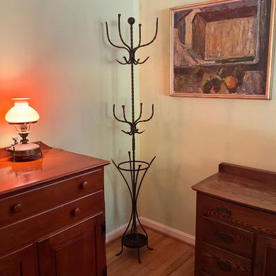 325 Hand Forged Wrought Iron Coat Rack