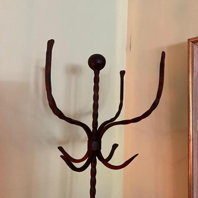 325 Hand Forged Wrought Iron Coat Rack