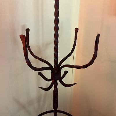 325 Hand Forged Wrought Iron Coat Rack