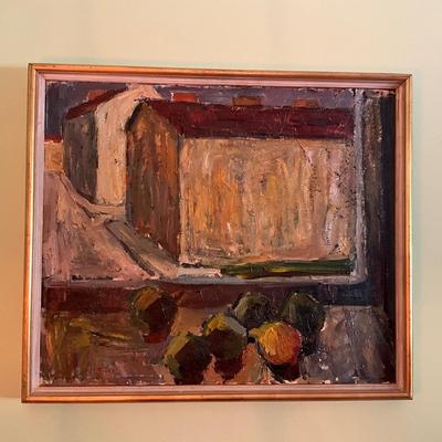 326 Original Swedish Oil Painting signed H. Rodin