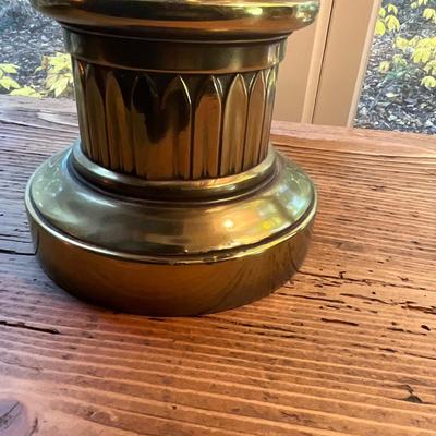 330 Pair of Brass Stiffel Lamps