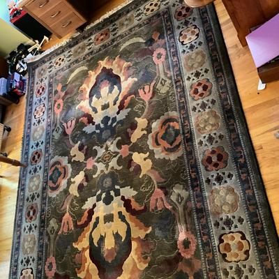332 Mid Century Handknotted Wool Rug by Couristan Rug 8' x 11'