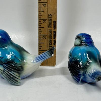 Goebel Blue Bird Pair Figurines - small chip
