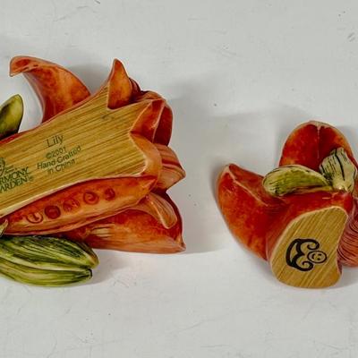 Vintage Harmony Kingdom Lord Byron's Harmony Garden HG5LI "Lily" and Companion Piece