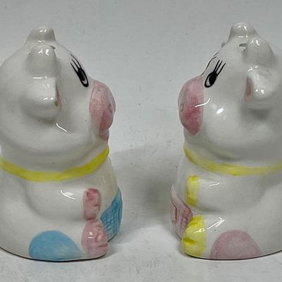 Ceramic Cow Salt and Pepper Shakers
