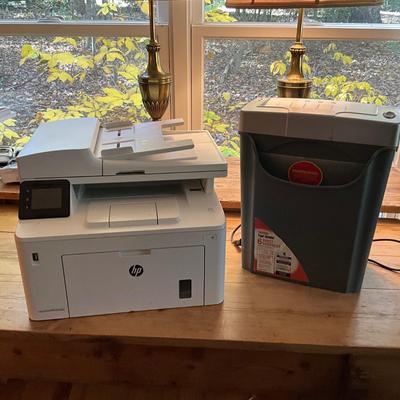 333 HP Printer Laser Jet M227fdw and EPS-611X Shredder