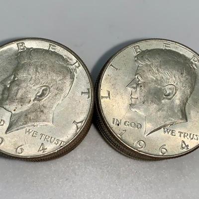 Lot of 20, 1964 Kennedy Half Dollars