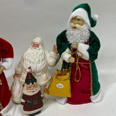 Christmas Santa Claus Lot 6 pieces