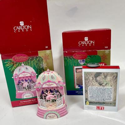 Carlton Vintage Christmas ornament in their Original Boxes - Ballerina & Life Magazine