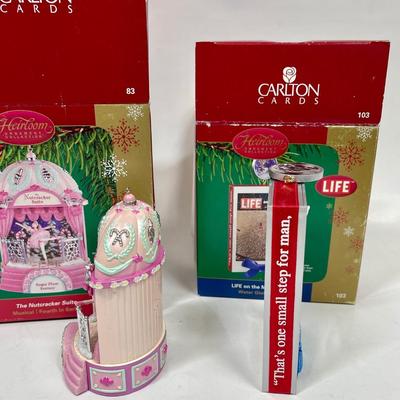 Carlton Vintage Christmas ornament in their Original Boxes - Ballerina & Life Magazine