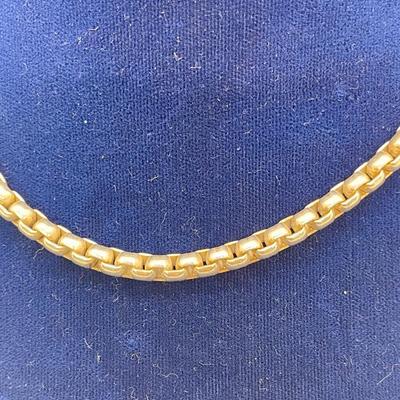 Anne Klein Silvertone 18” Link Necklace