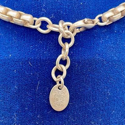Anne Klein Silvertone 18” Link Necklace