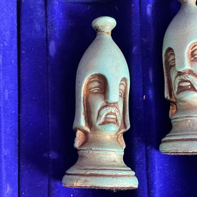347 Vintage Chess Set in Wooden Case