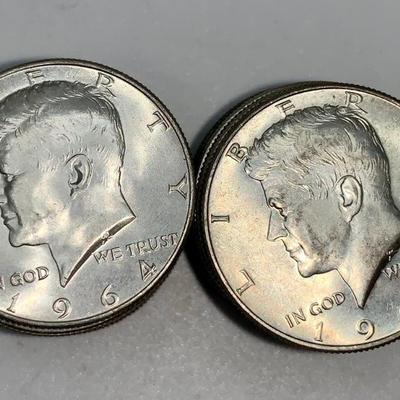 Lot of 20, 1964 Kennedy Half Dollars