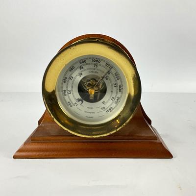 353 Brass Chelsea Barometer with Stand