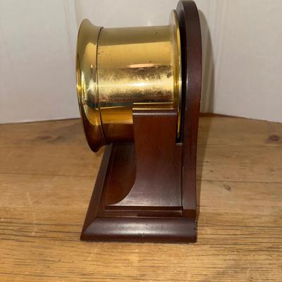 354 Boston Chelsea Works Brass Clock with Key