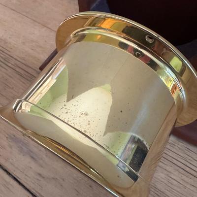 354 Boston Chelsea Works Brass Clock with Key