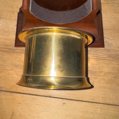 354 Boston Chelsea Works Brass Clock with Key